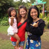 smaller size Fukushima mom and daughter and Yumi at Kokolulu